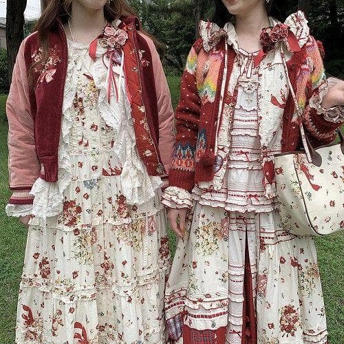 アンジェリークローズ刺繍入りリバーシブルブルゾン★PINKHOUSEピンクハウス