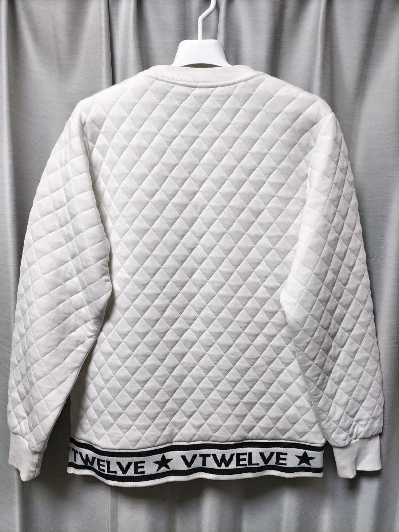 V12 キルティング　スウェット　トレーナー
