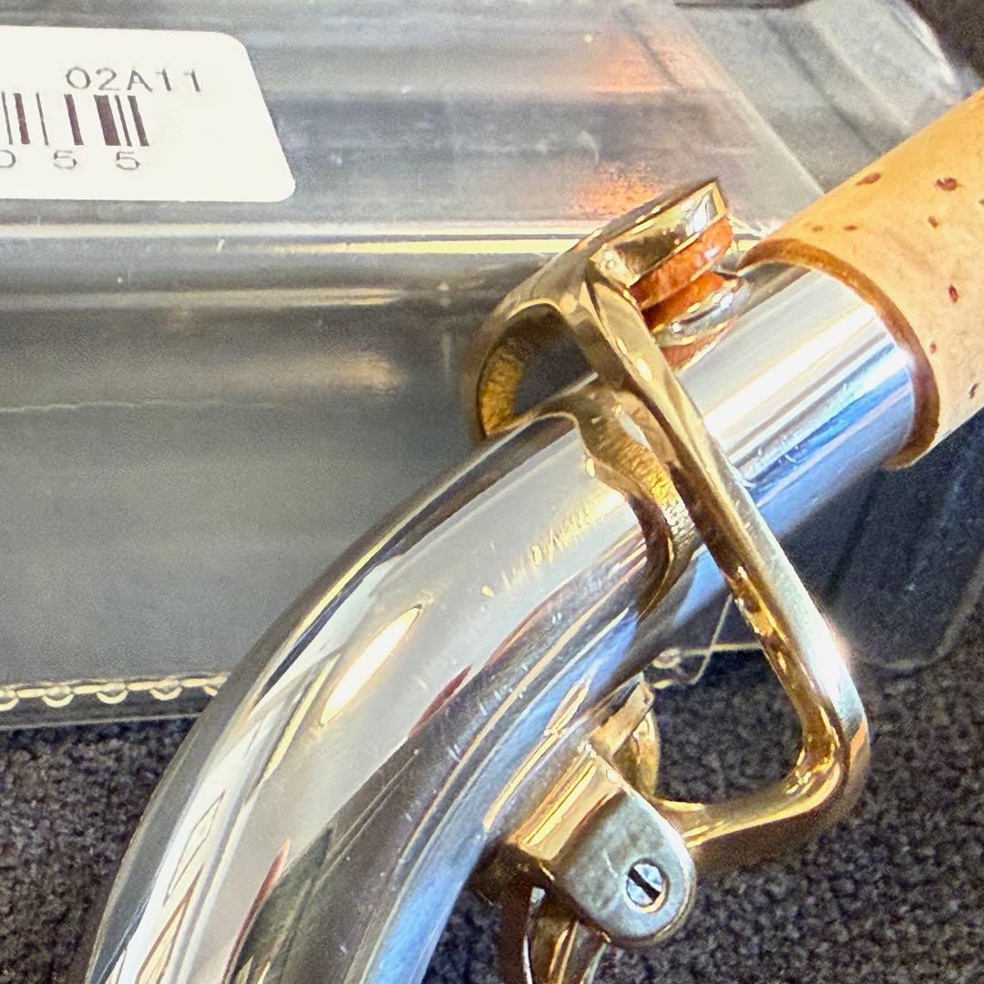 Yanagisawa ソプラノサックス ネック カーブド用 総銀製 新品同様