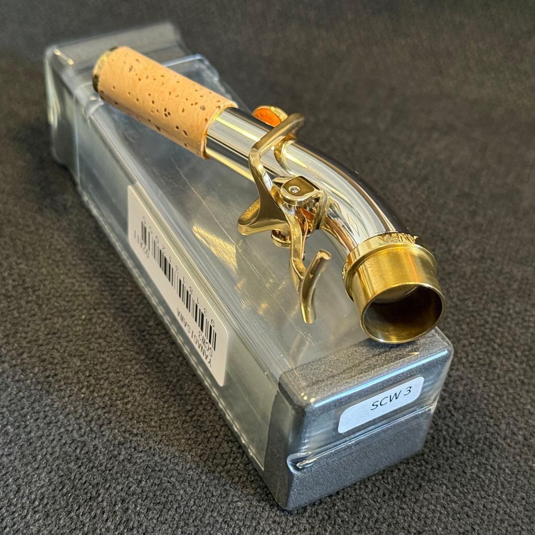 Yanagisawa ソプラノサックス ネック カーブド用 総銀製 新品同様