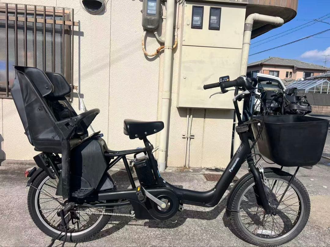 513パナソニック電動自転車20インチ　電子キー付き