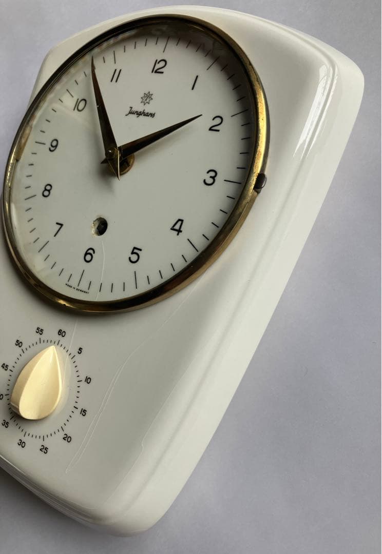 ユンハンス　Junghans 掛時計　ゼンマイ　鍵つき