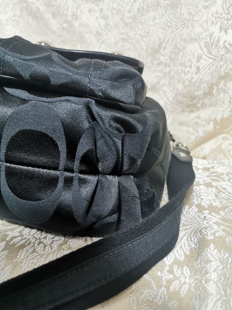 美品　COACH　ショルダーバッグ　poppy　2way　大容量　16495