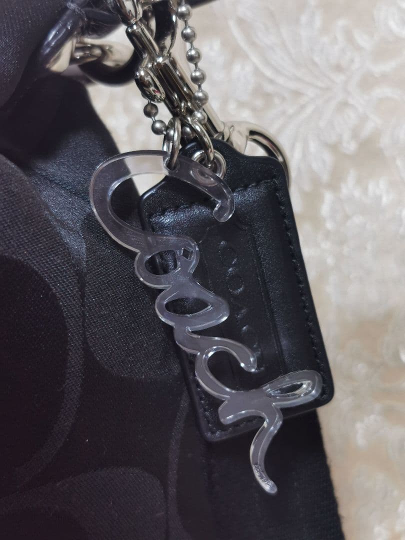 美品　COACH　ショルダーバッグ　poppy　2way　大容量　16495