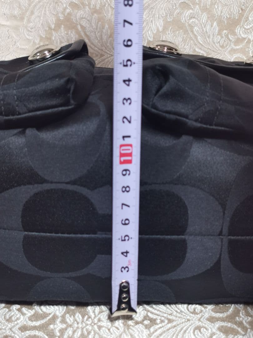 美品　COACH　ショルダーバッグ　poppy　2way　大容量　16495