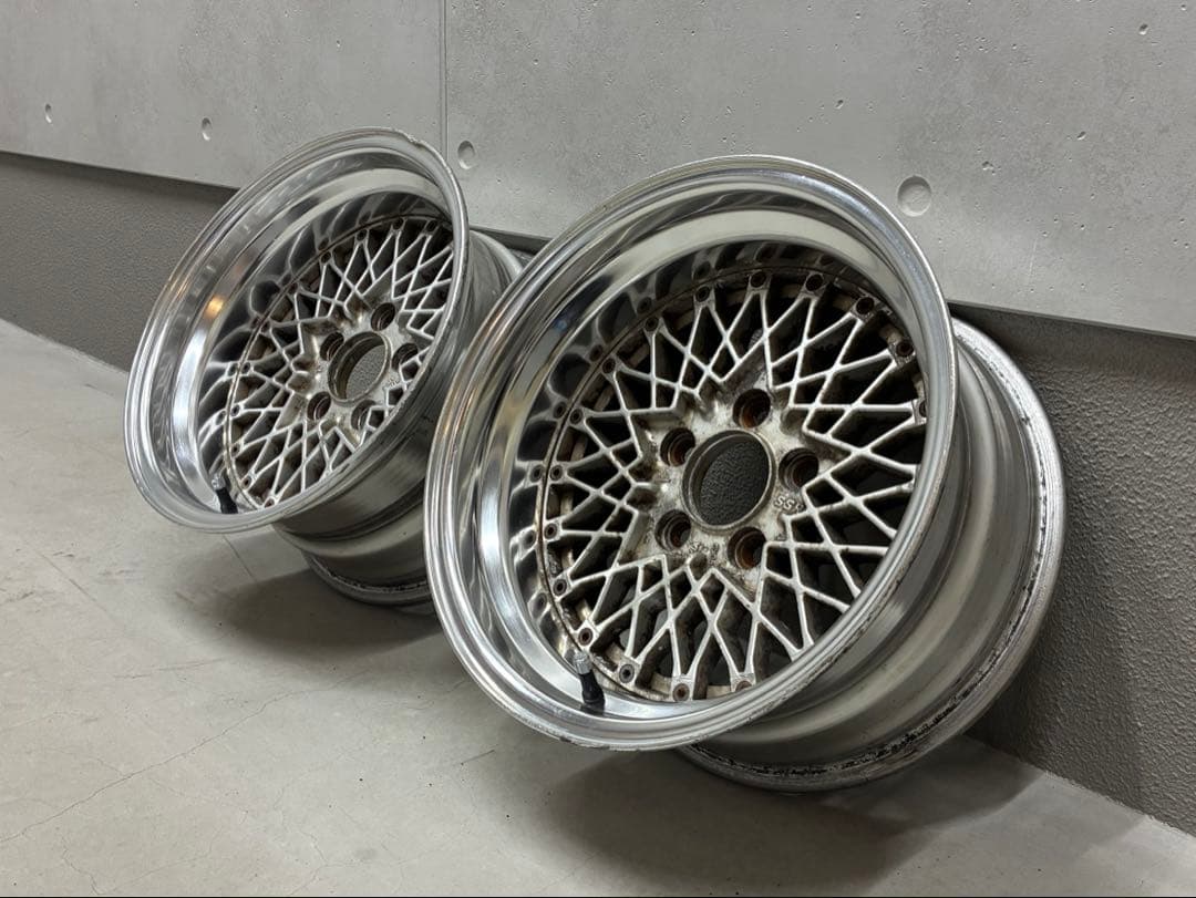 SSR FMメッシュ2本 15インチ 8J −14 Aタイプ 114.3 5穴