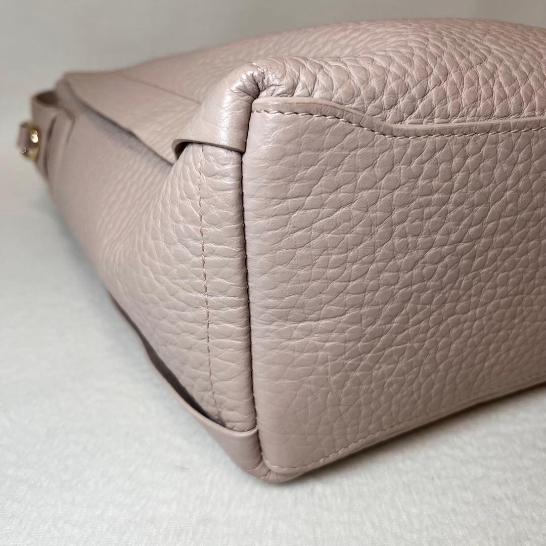 ☆極美品☆ フルラ カプリッチョ ホーボー ショルダーバッグ 2way ピンク