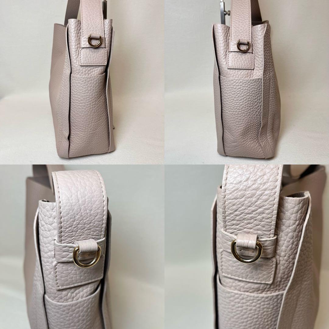 ☆極美品☆ フルラ カプリッチョ ホーボー ショルダーバッグ 2way ピンク