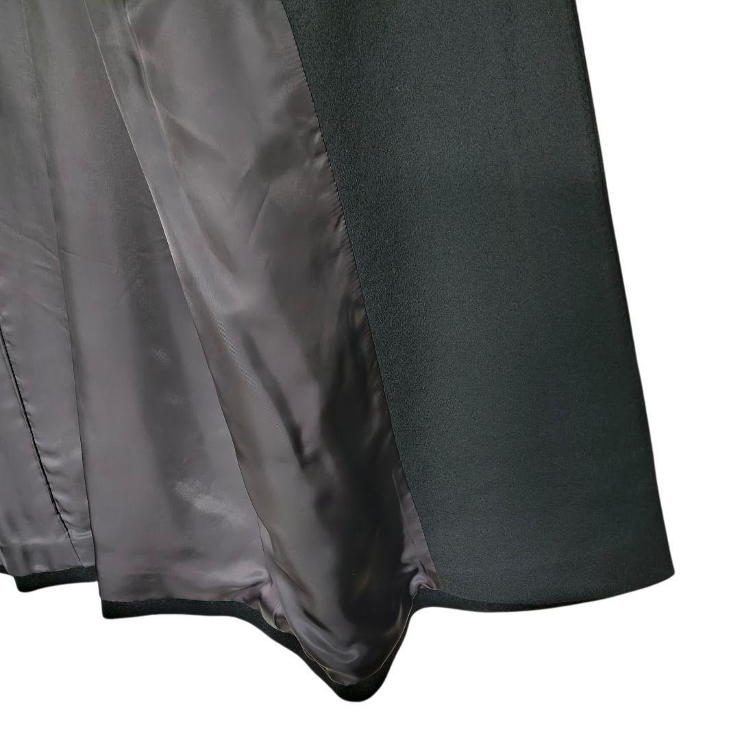 ❤ピュアカシミヤ✨新品試着のみ　カシミヤ100%ロングコート　フォーマル　黒　F