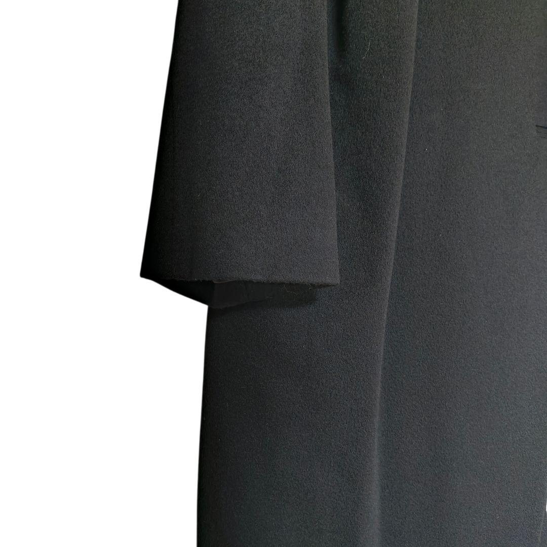 ❤ピュアカシミヤ✨新品試着のみ　カシミヤ100%ロングコート　フォーマル　黒　F