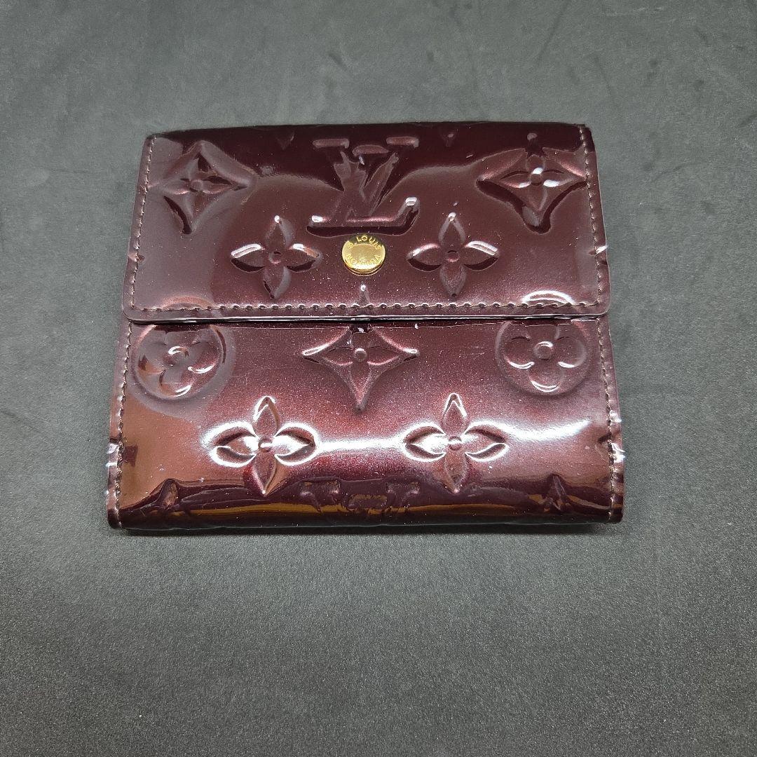Mookie736さん　ルイヴィトン　ヴェルニ　アマラント　財布　ポルトフォイユ