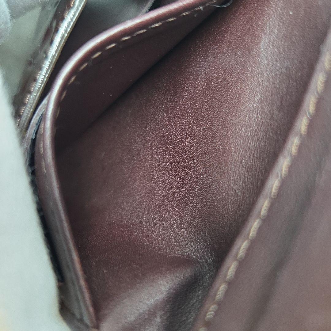 Mookie736さん　ルイヴィトン　ヴェルニ　アマラント　財布　ポルトフォイユ