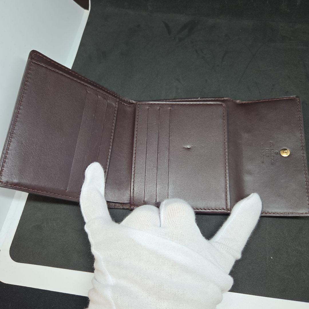 Mookie736さん　ルイヴィトン　ヴェルニ　アマラント　財布　ポルトフォイユ