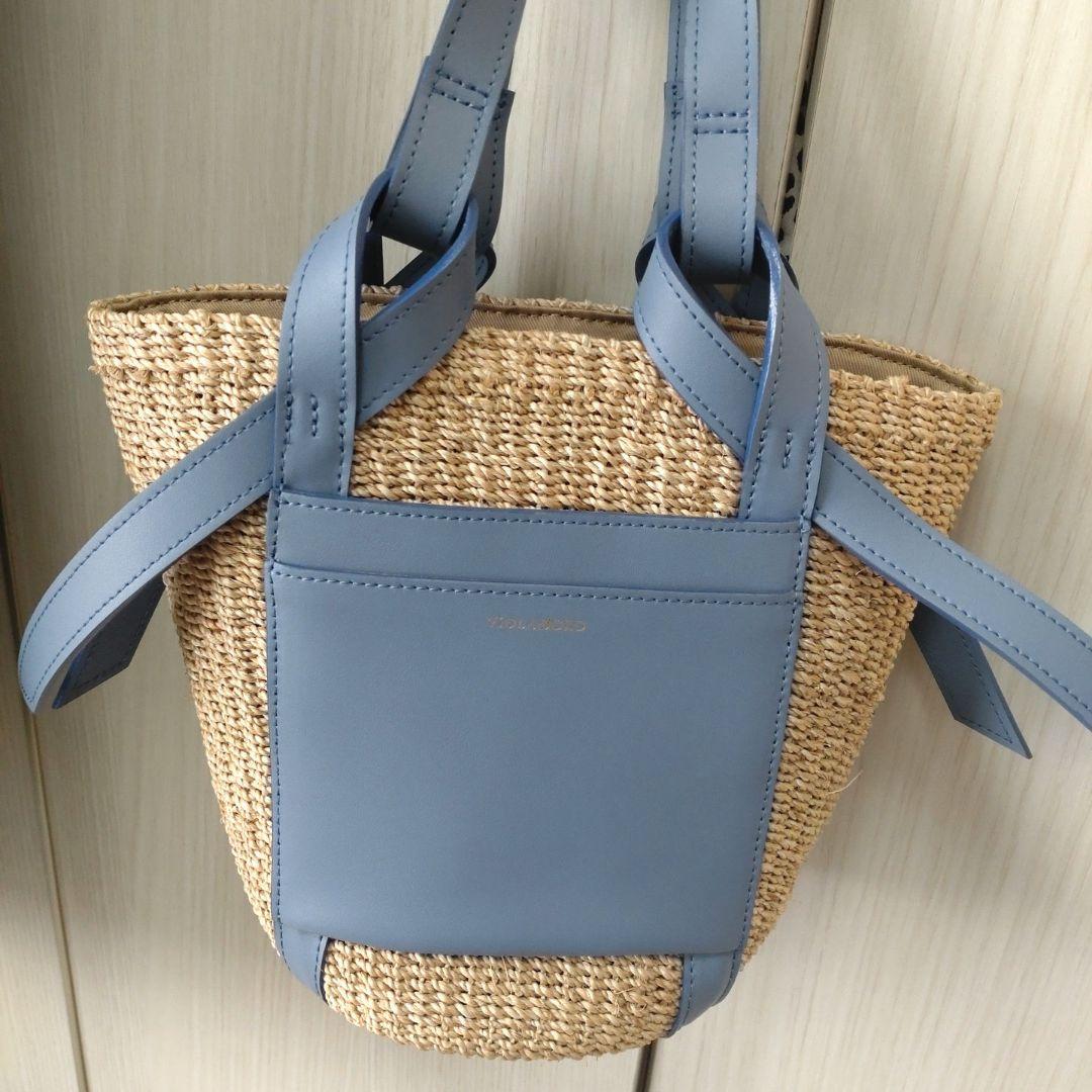 美品　ヴィオラドーロ　 かごバッグ