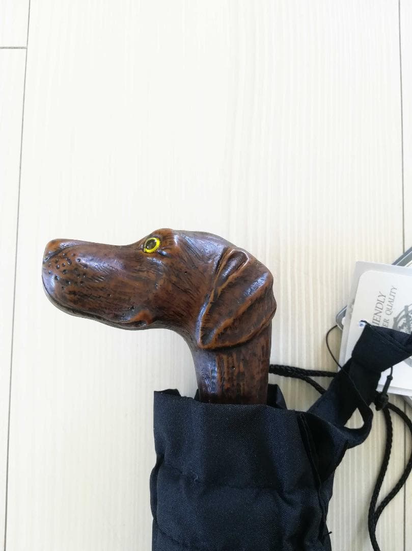 新：Guy de jean 折畳み傘 雨/日傘：グレーハウンド（マロンブラウン）