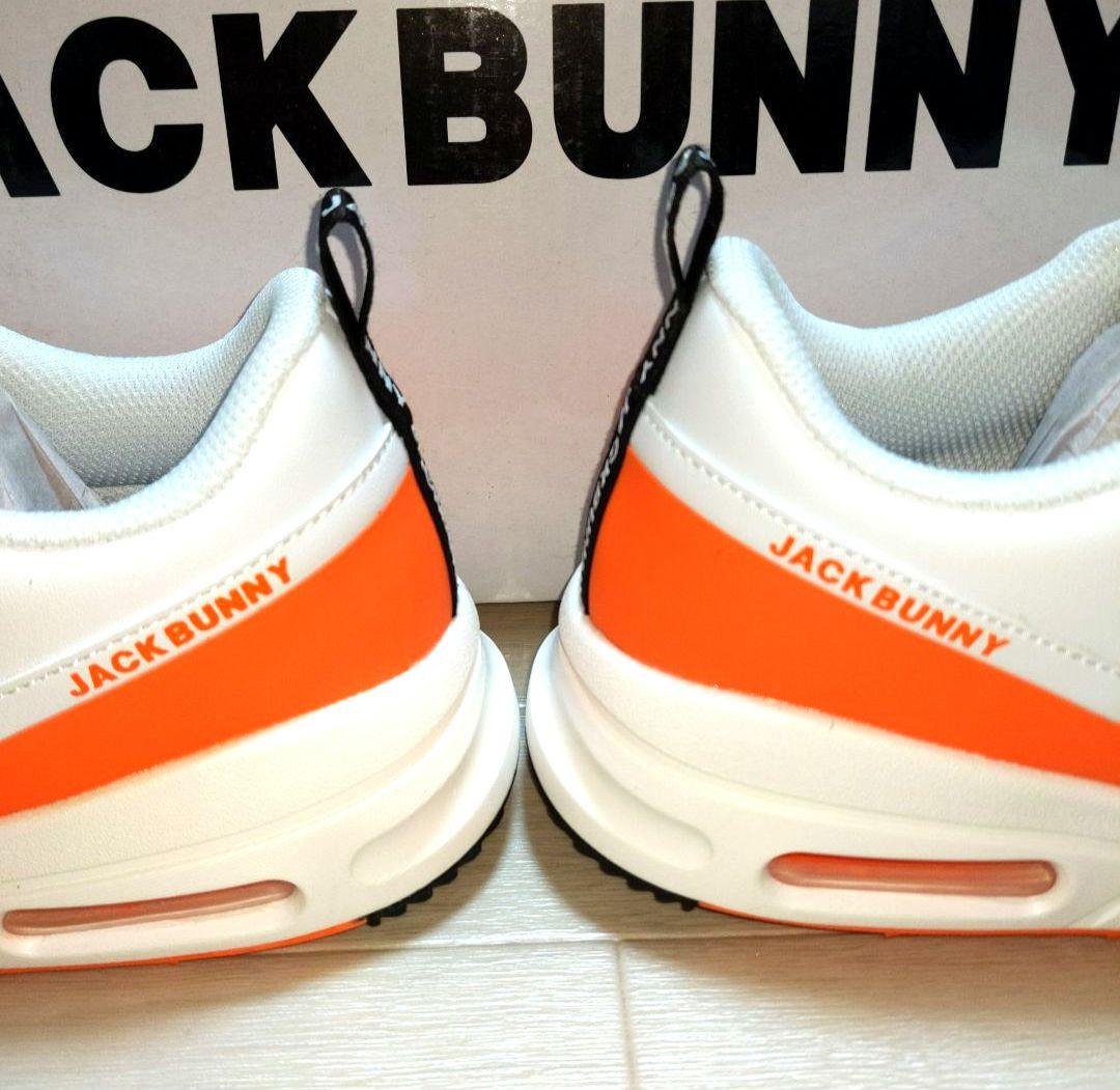 再再再値下新品　ジャックバニー　シューズ26.5cm白×オレンジ定価22000円