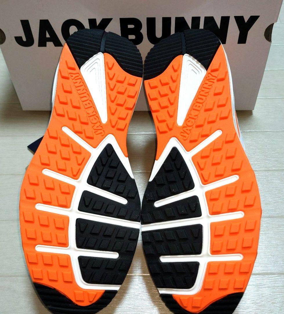 再再再値下新品　ジャックバニー　シューズ26.5cm白×オレンジ定価22000円