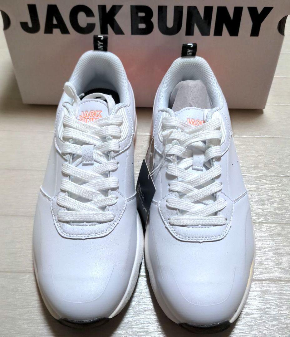 再再再値下新品　ジャックバニー　シューズ26.5cm白×オレンジ定価22000円