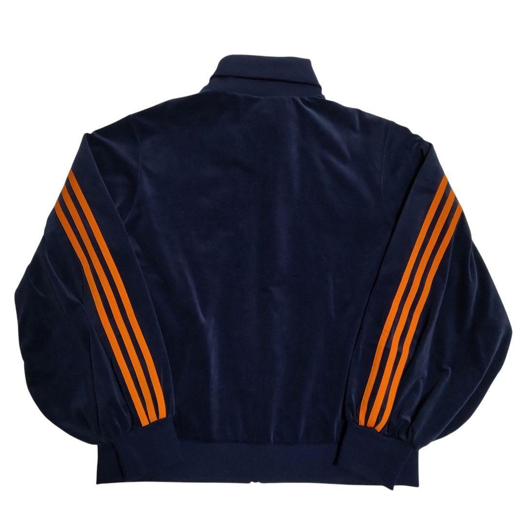 【美品 ベロア 2XL】adidas トラックジャケット ジャージ トレフォイル