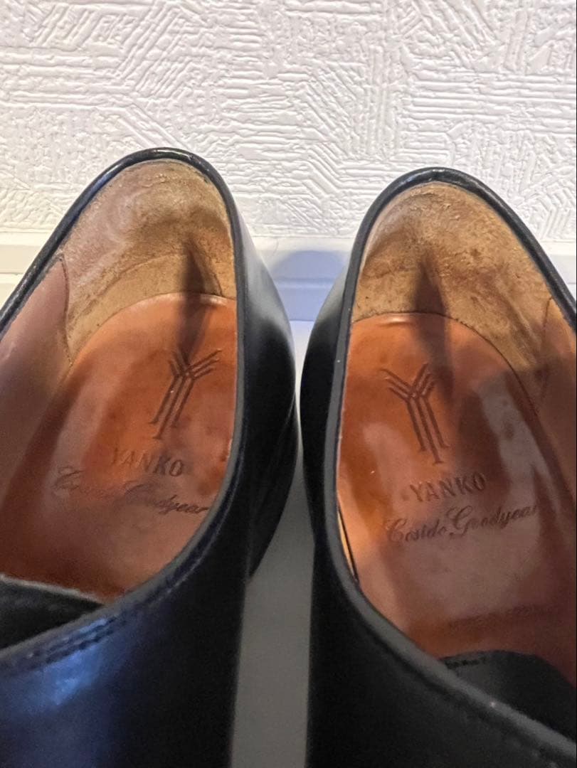 【ジョージ様】YANKO プレートゥ　ブラック　美品　シューキーパーセット