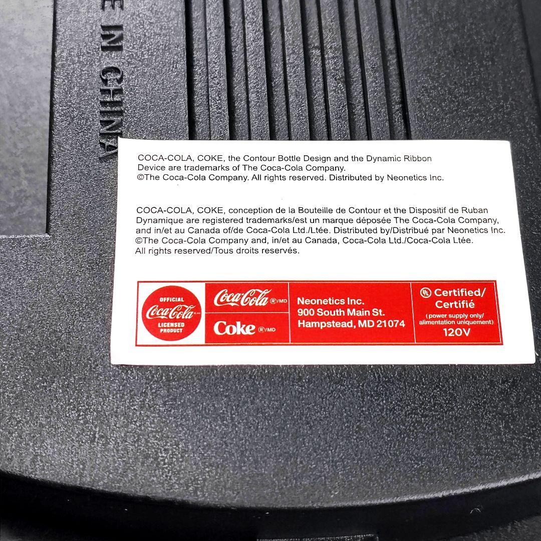 訳あり ネオン 壁掛け時計 コカコーラ レトロ 完動品 インテリア