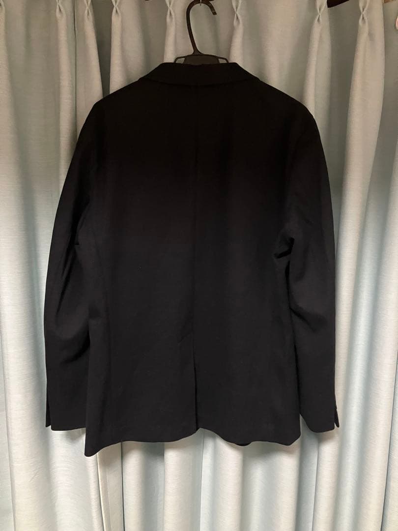 ブラッシュドジャージージャケット L ネイビー