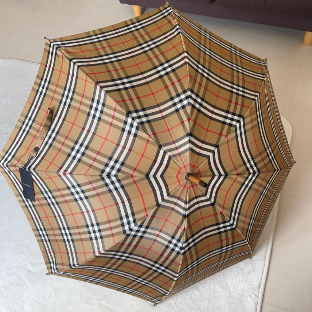 新品未使用 BURBERRY バーバリー ノバチェック 傘 男女兼用 アンブレラ