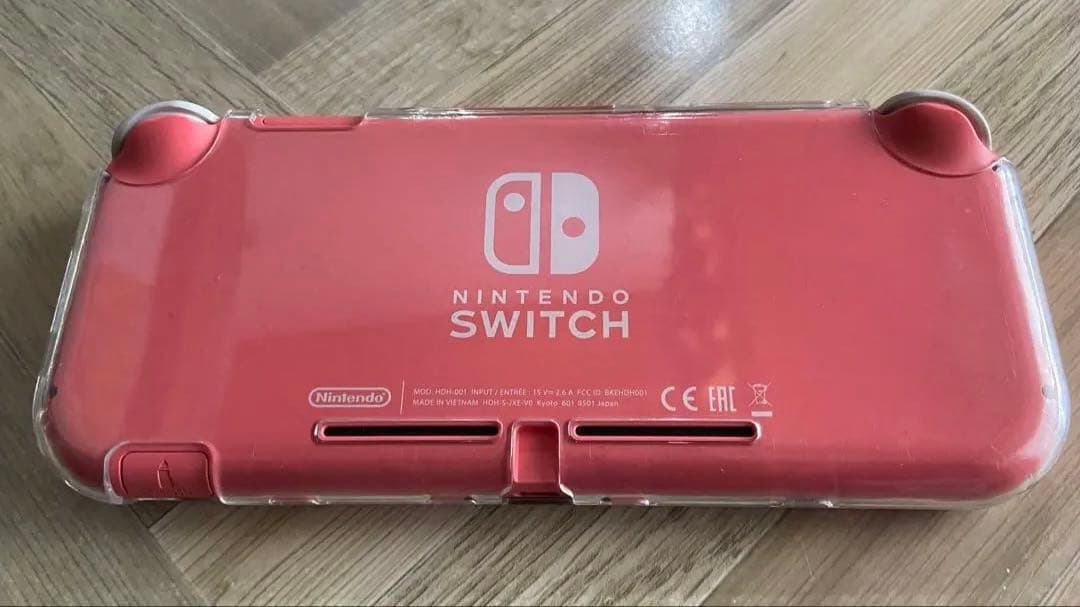 コーラル Switch Lite 初期化済 クリアケース付 本体のみ