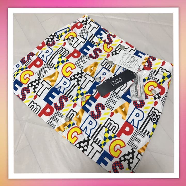 サイズ2☆パーリーゲイツ☆ I’m PEARLY GATESロゴ スカート☆新品