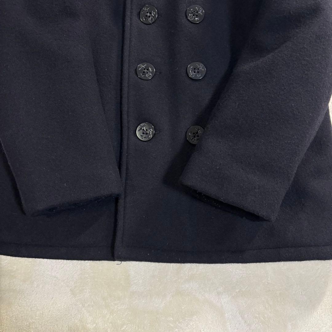 【美品】Schott Pコート 740N アメリカ製 キルティング 42 黒