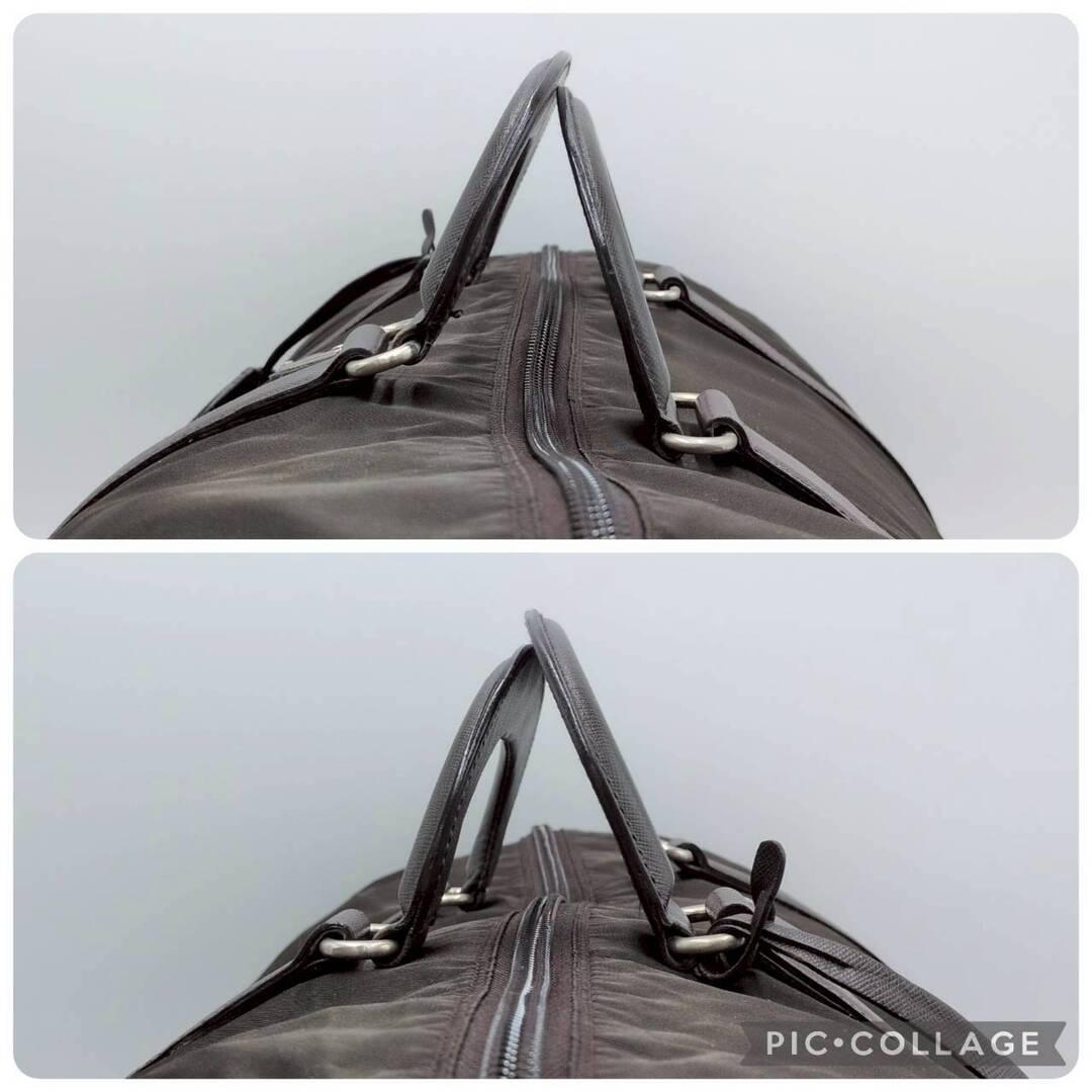 PRADA プラダ テスートナイロン レザー ボストンバッグ トラベルバック