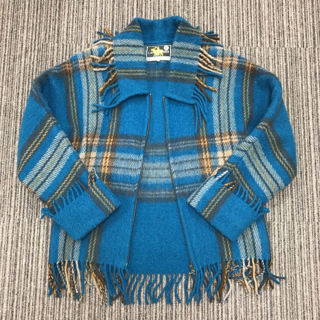 ノルウェーブランド　上質ウールチェックコート