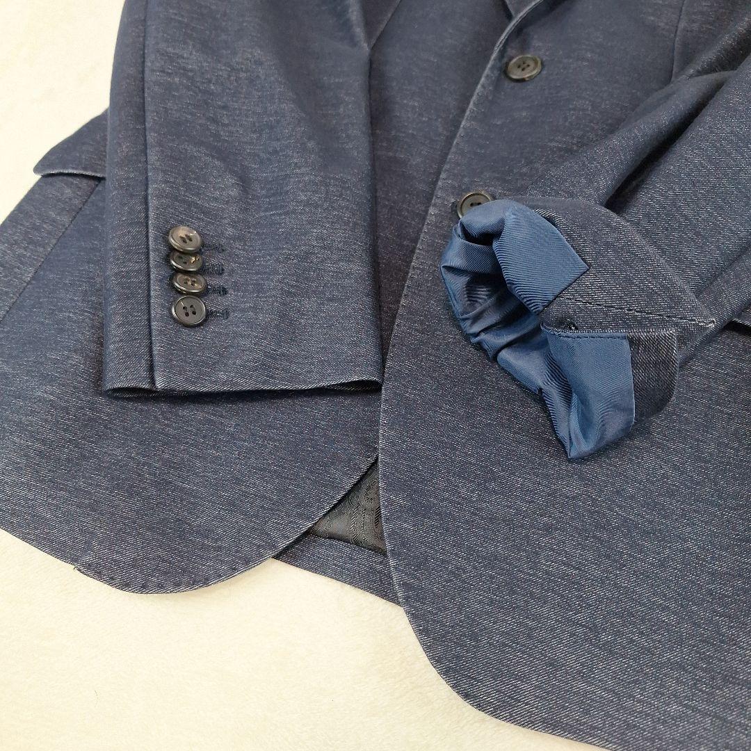 キャサリンハムネット　デニムストレッチ　スーツスリーピース　L　パンツM