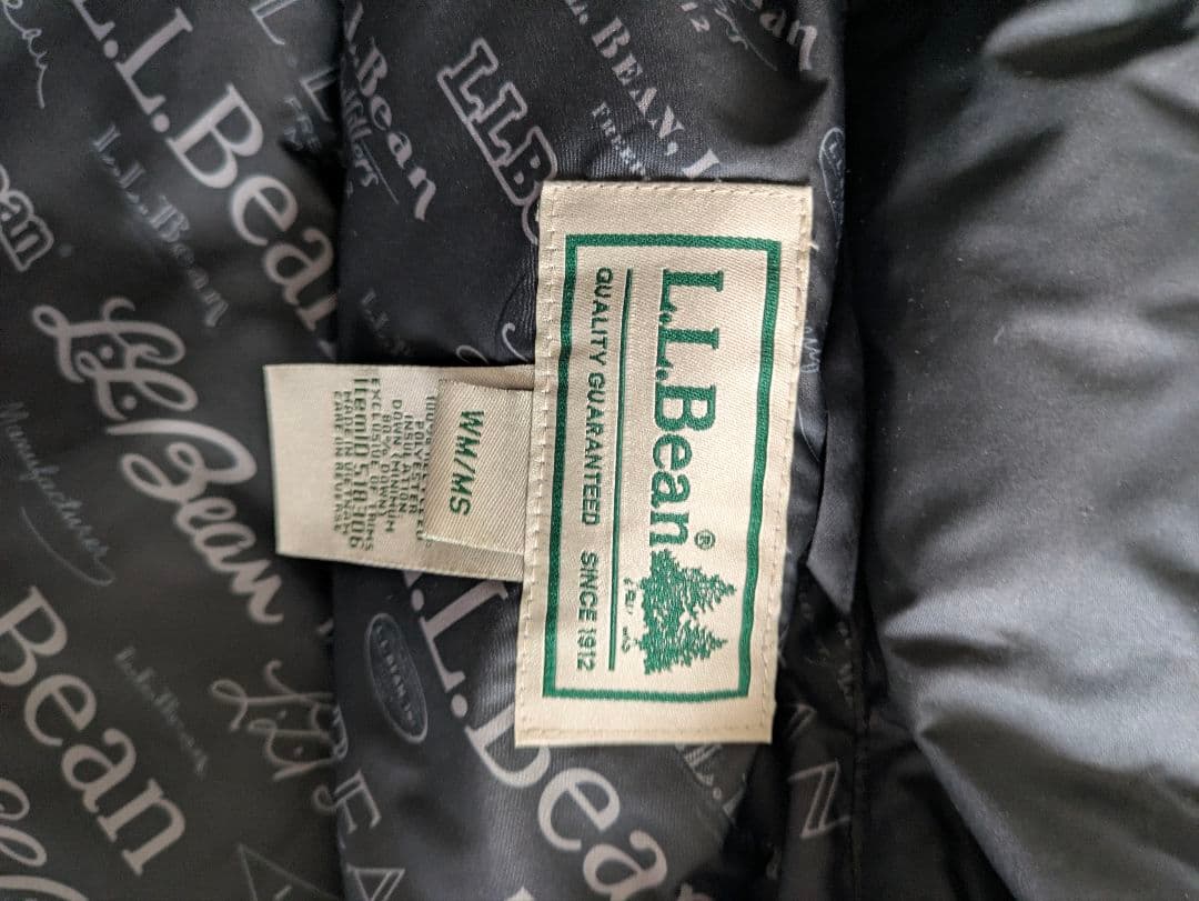 L.L.Bean ブラック ダウンベスト WM/MS