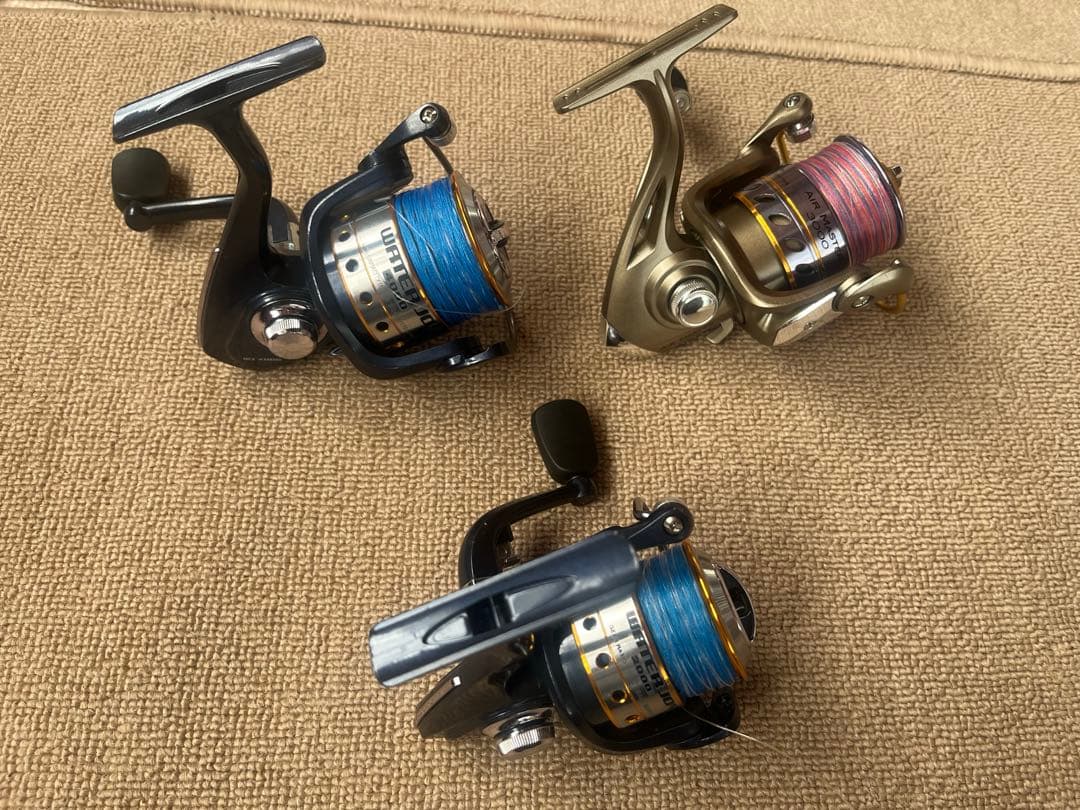 スピニングリール 2000 3000 4000番手 スズミ　美品まとめ売り ①