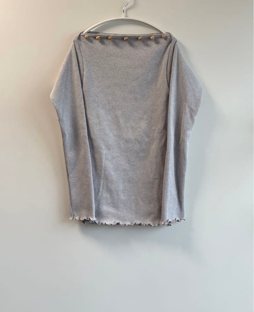 トップス Baserange TAV long sleeve Grey Melange