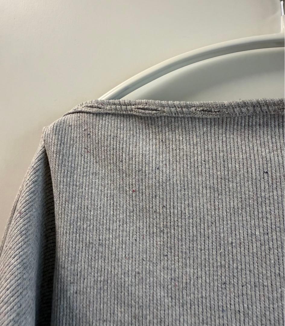 トップス Baserange TAV long sleeve Grey Melange