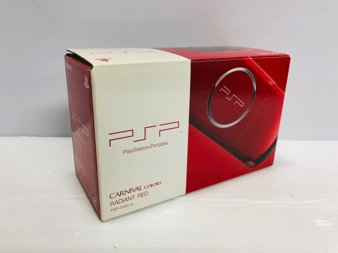 ★未使用品★極美品ラディアント・レッド (PSP-3000RR)生産終了　訳