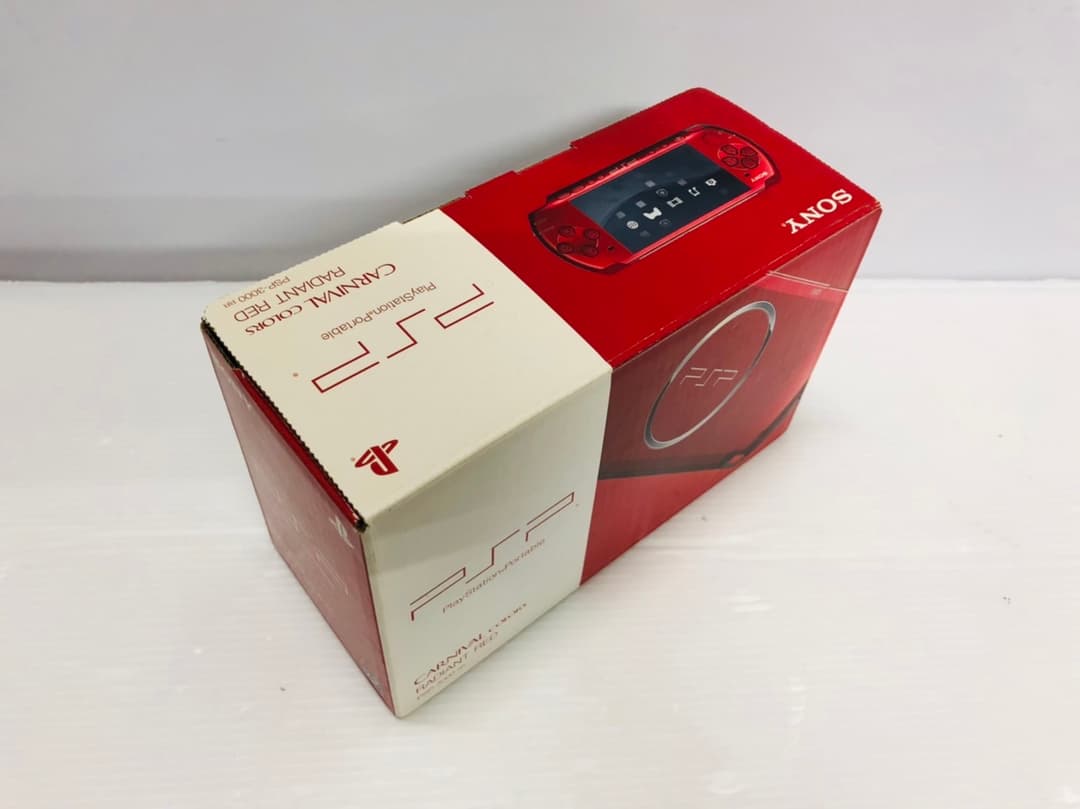 ★未使用品★極美品ラディアント・レッド (PSP-3000RR)生産終了　訳