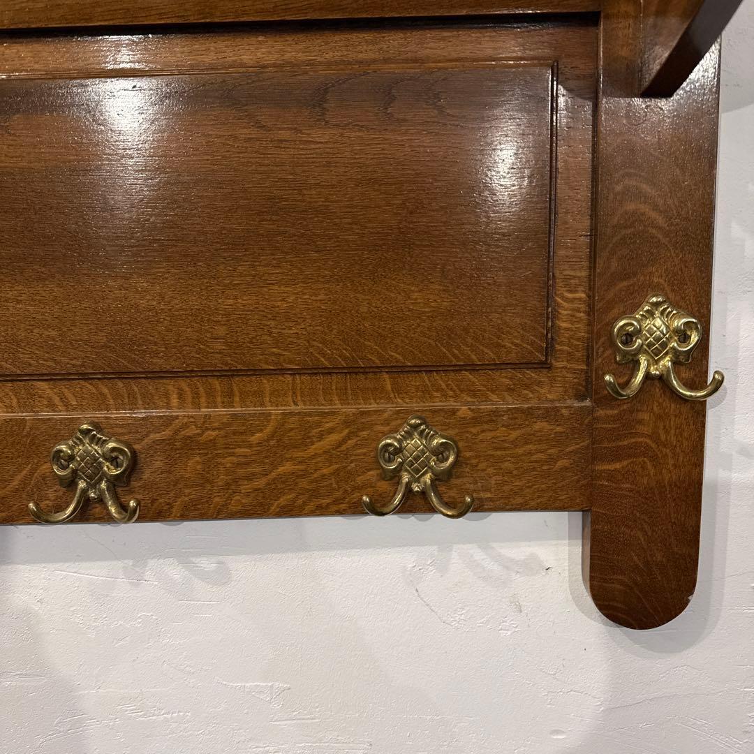 年末年始saleヴィンテージ　木製ウォールハンガー　壁掛け　ハンガーラック