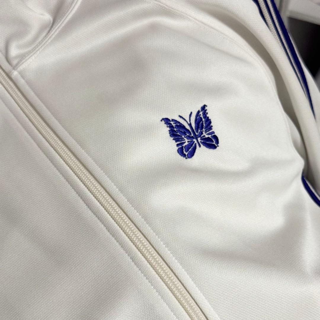 Needles トラックジャケット ホワイト パープル