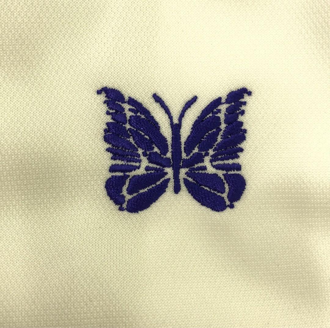 Needles トラックジャケット ホワイト パープル