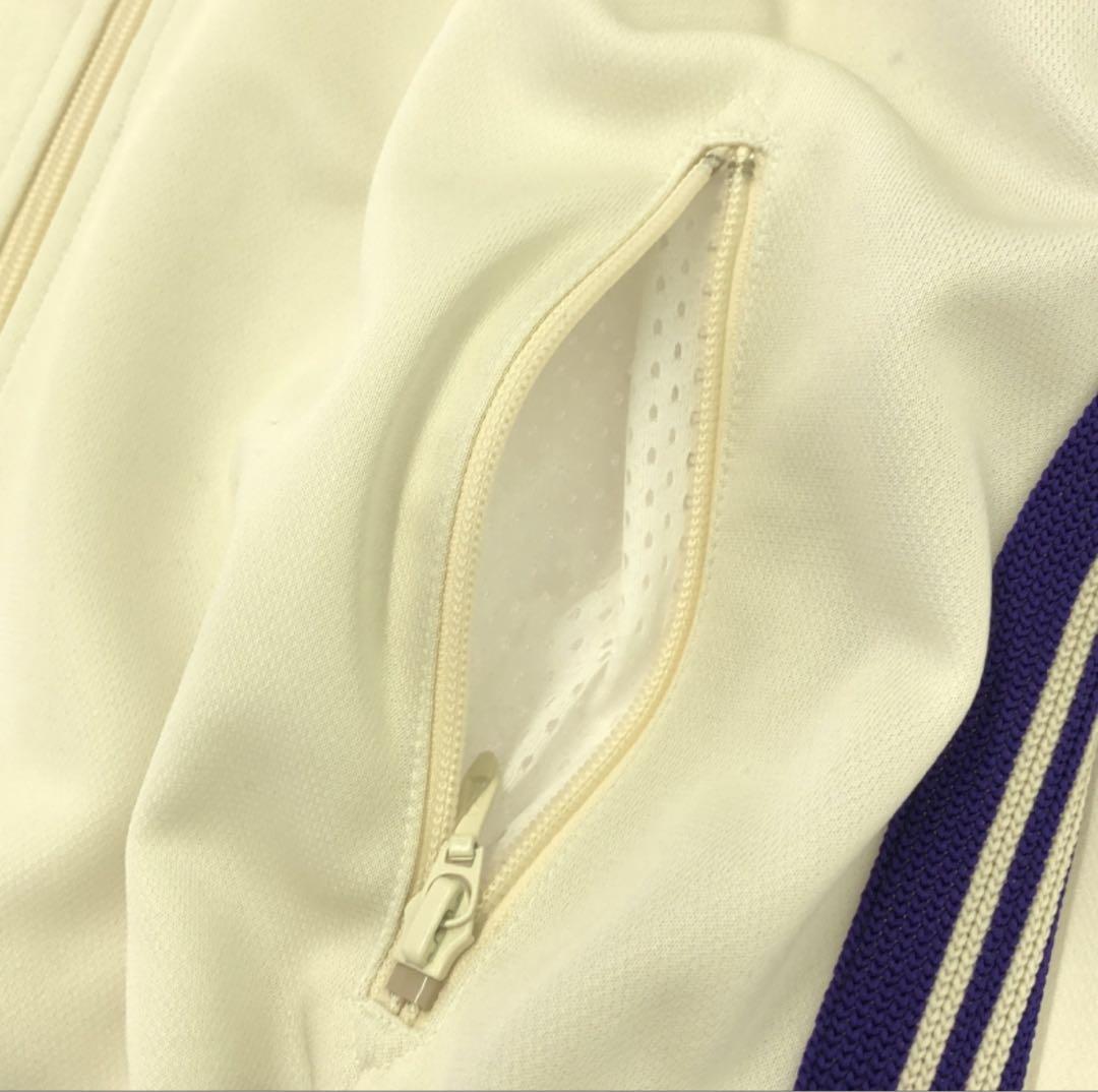 Needles トラックジャケット ホワイト パープル