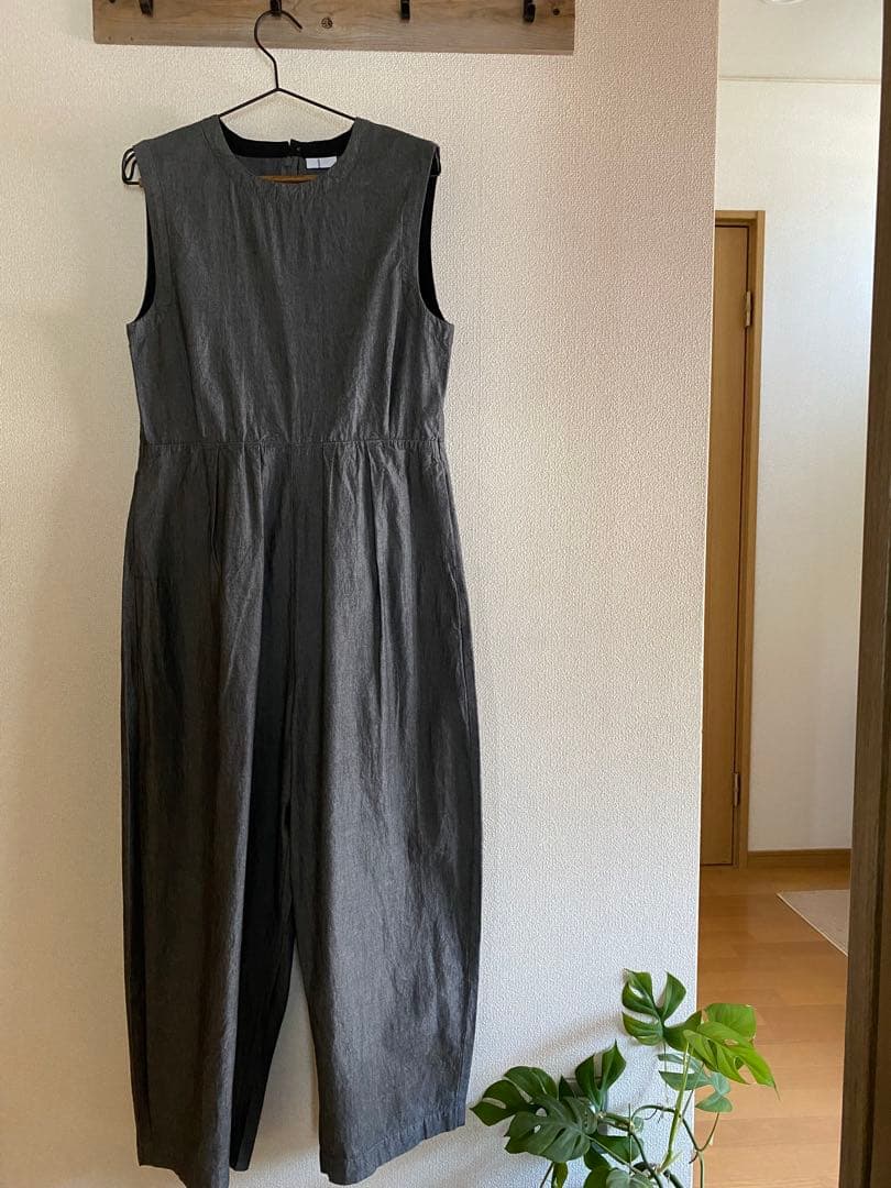 solamonat poche|ライトオンスシャンブレー ノースリオールインワン