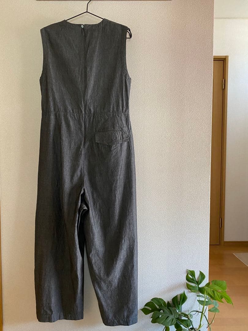 solamonat poche|ライトオンスシャンブレー ノースリオールインワン