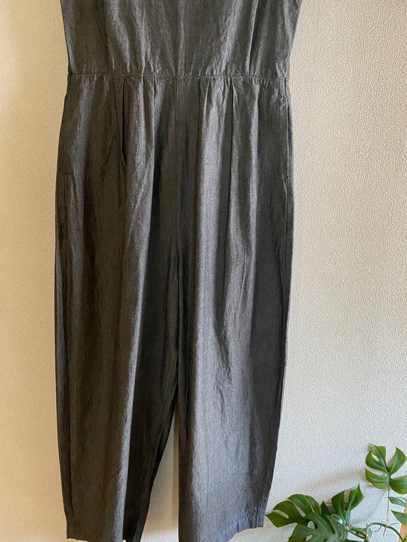 solamonat poche|ライトオンスシャンブレー ノースリオールインワン