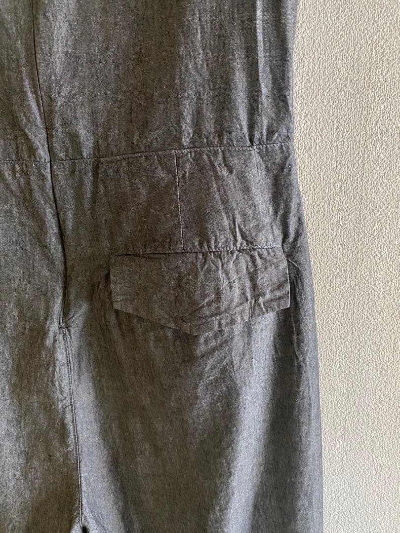 solamonat poche|ライトオンスシャンブレー ノースリオールインワン