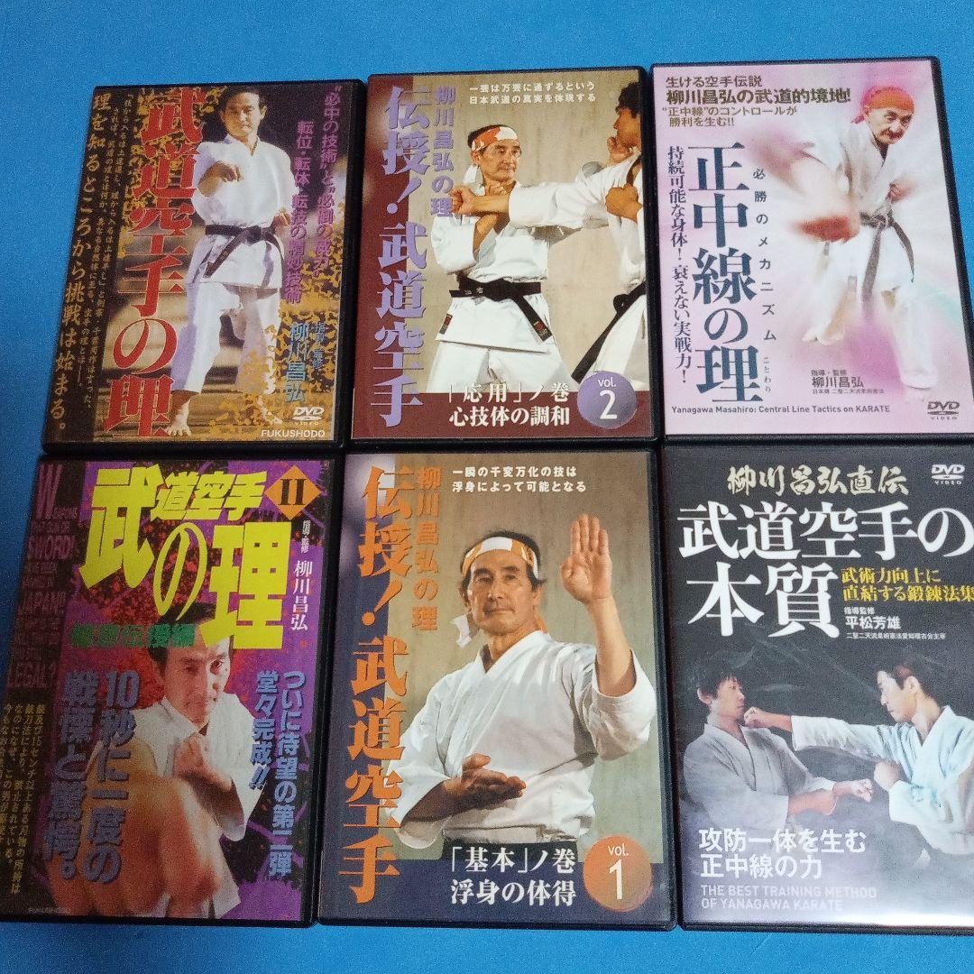 【破格】武道空手の理　柳川昌弘　 DVD 6巻セット