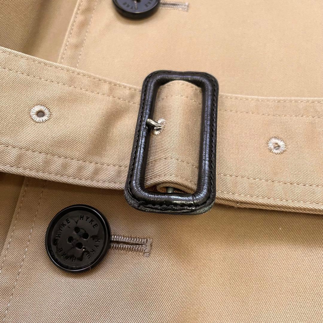 p☆美品✨️ハイク トレンチコート ウールライナー付き ベルト ベージュ 2