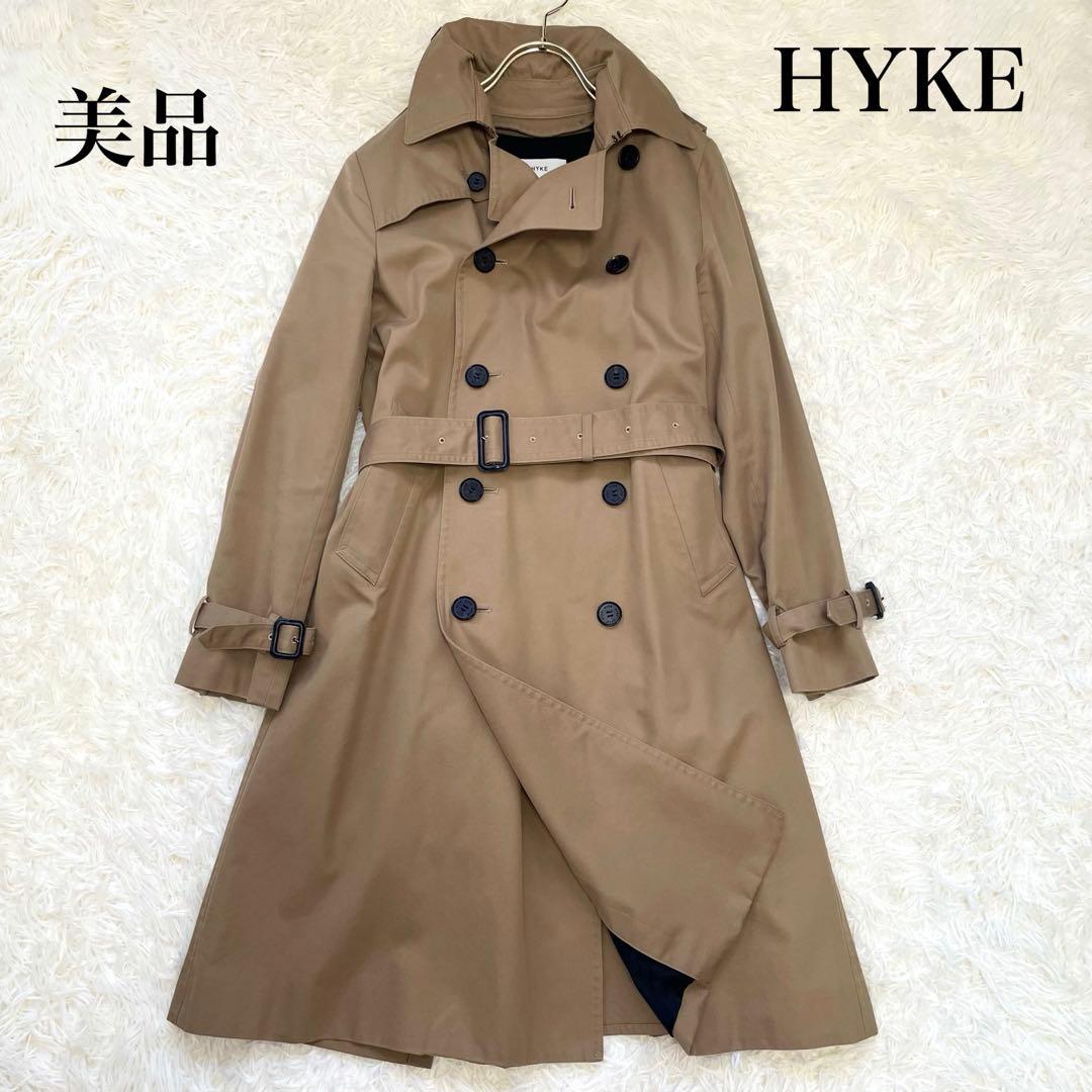 p☆美品✨️ハイク トレンチコート ウールライナー付き ベルト ベージュ 2